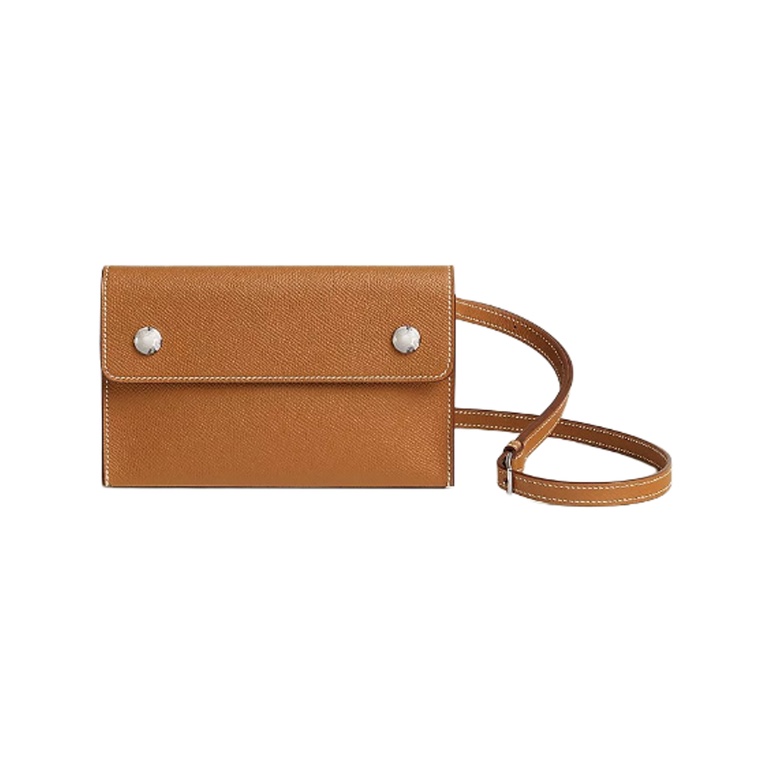 H085291CK37 Hermes Hermesnap Wallet Epsom & Palladium Gold