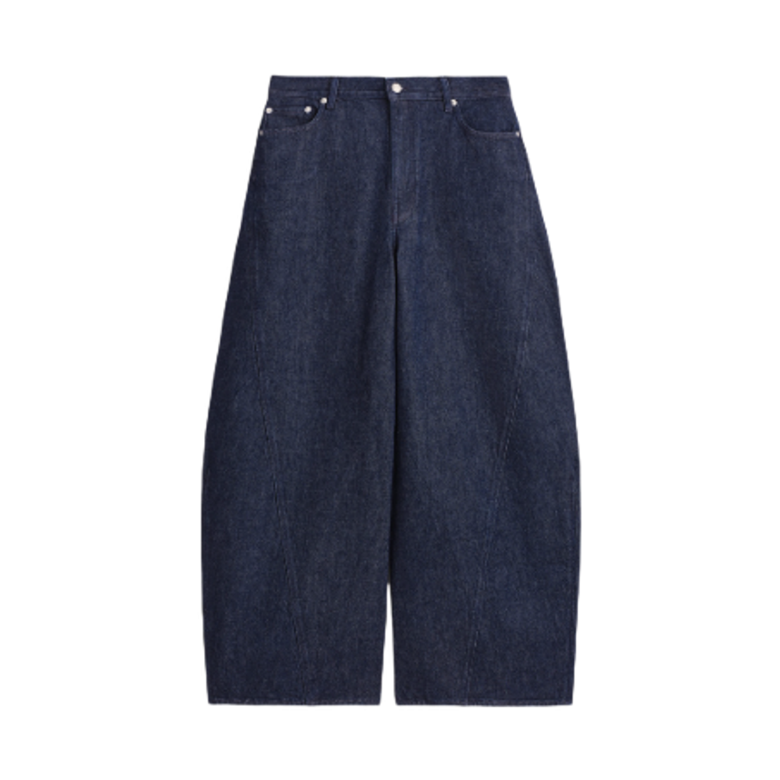 1238716006 (W) COS Twist Barrel Leg Jeans Indigo