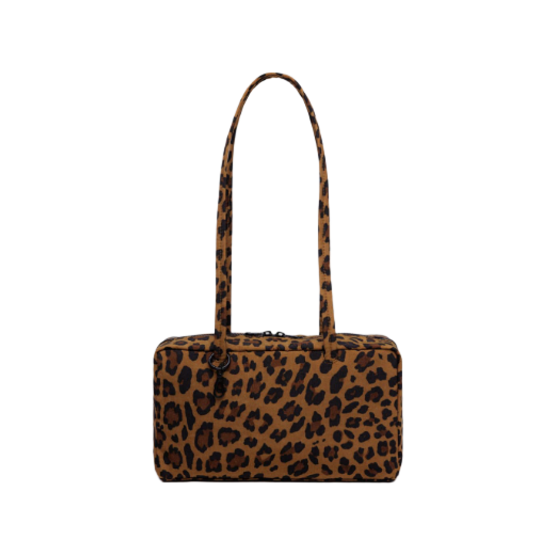 바쿠 x 산리오 나일론 보울러 백 레오파드(Baggu x Sanrio Nylon Bowler Bag Leopard)