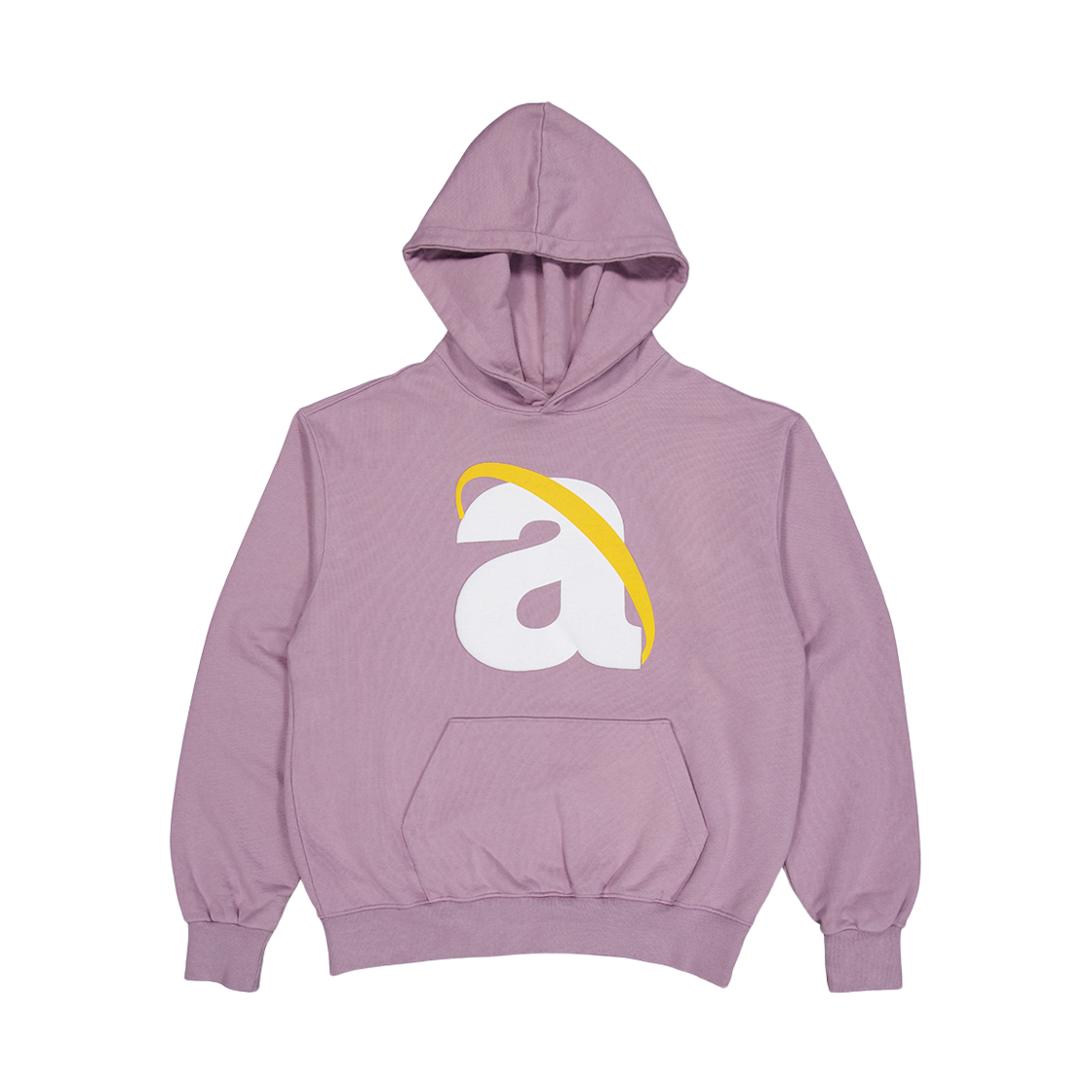 ant25fw003lp ANNOT A.NET Logo Heavyweight Hoodie Light Purple
