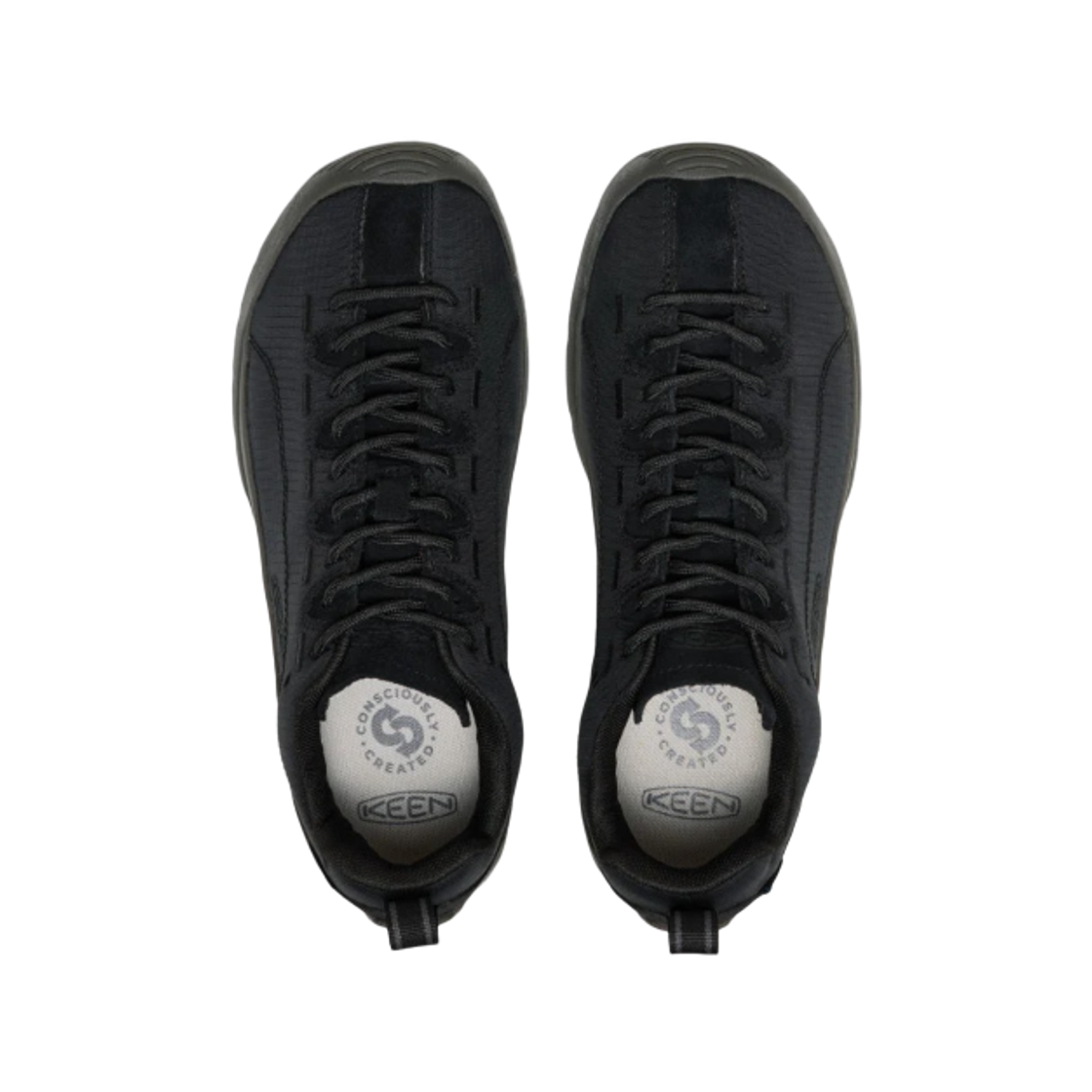 (W) 킨 재스퍼 나일론 워터프루프 스니커즈 블랙((W) Keen Jasper Nylon Waterproof Sneakers Black) - 2