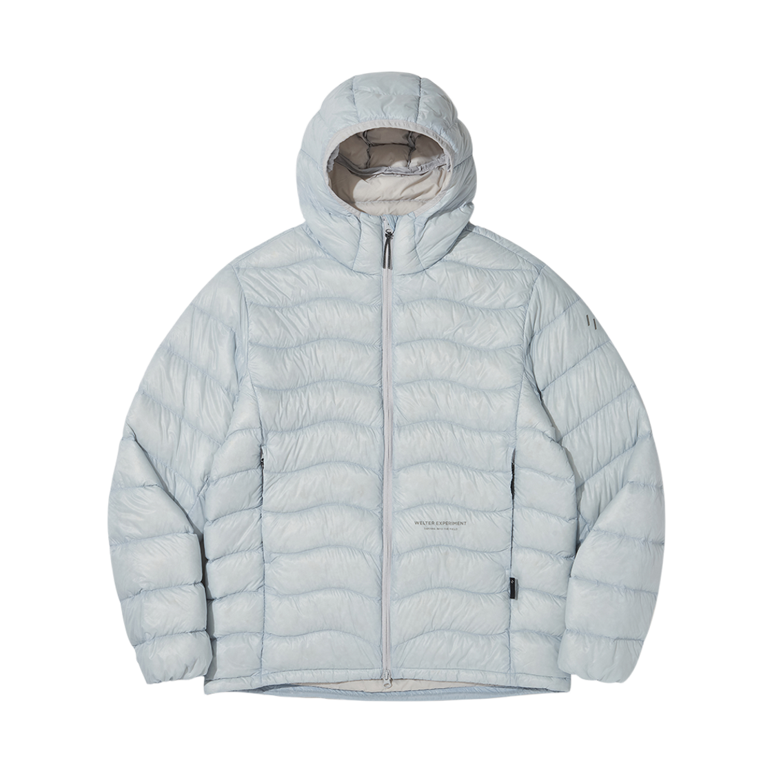 WBEWHD002SB WELTER EXPERIMENT Thermotrail Lightweight Pertex Down Jacket Sky Blue