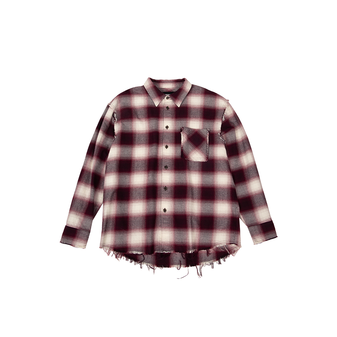 메아 빈티지 체크 셔츠 레드(Mea Vintage Check Shirt Red)