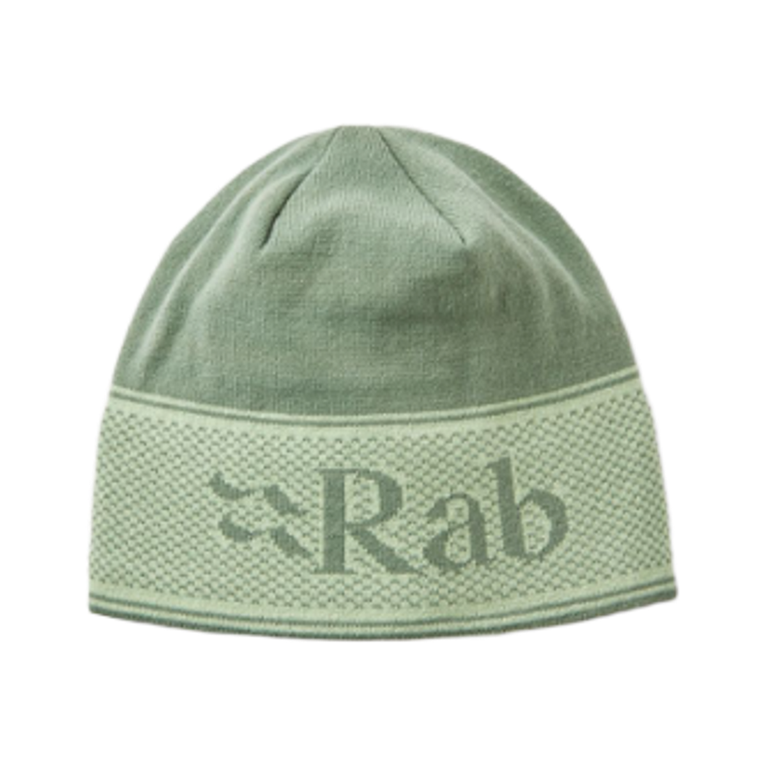 랩 로고 밴드 비니 다크 피그 그린 피그 그린(Rab Logo Band Beanie Dark Fig Green Fig Green) - 1