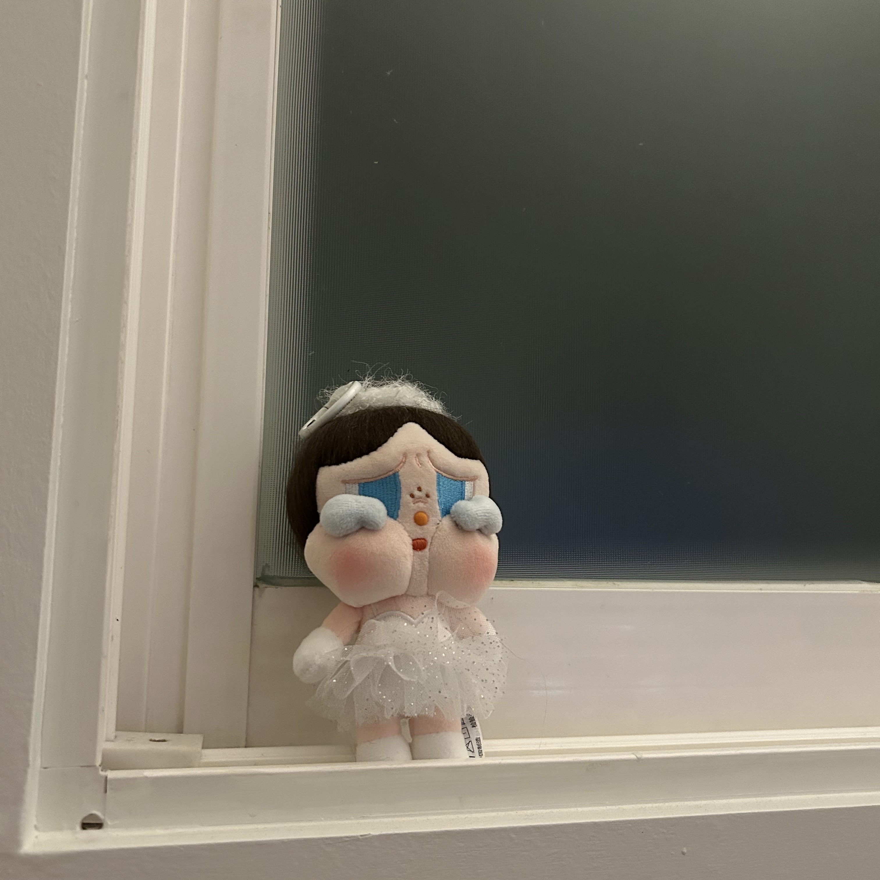 Pop Mart Crybaby Shiny Shiny Series Plush Pedant Blister Pack 착용 스타일