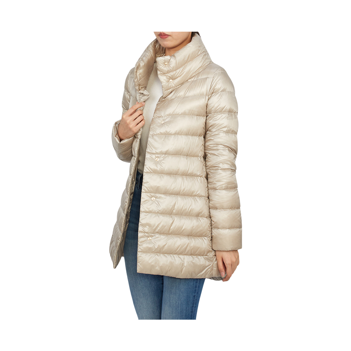 [15% 쿠폰] (W) 에르노 아멜리아 패딩 점퍼 베이지([15% 쿠폰] (W) Herno Amelia Padding Jumper Beige) - 6