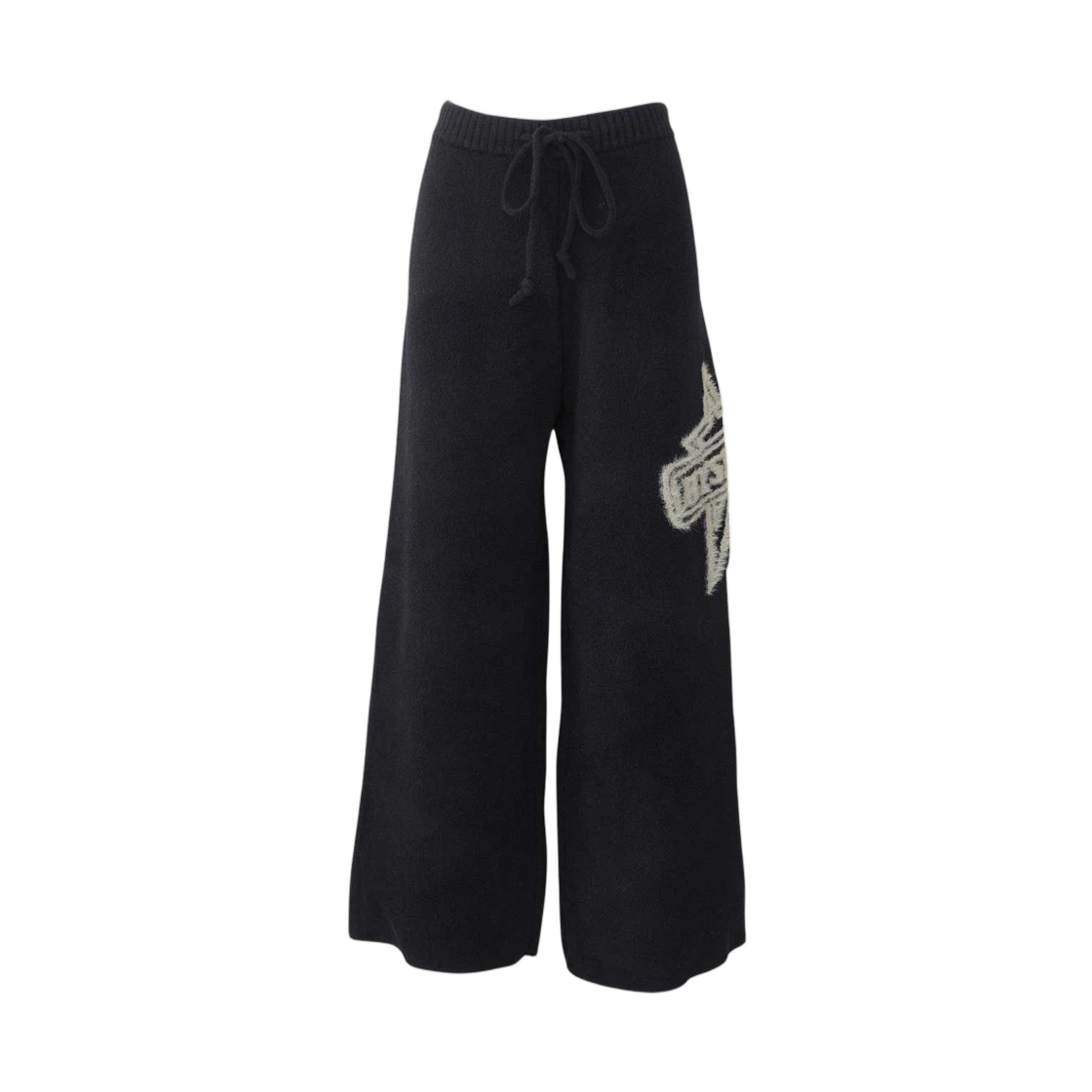 01253NP01 (W) Hysteric Glamour Hysteric Star Jacquard Pants Black