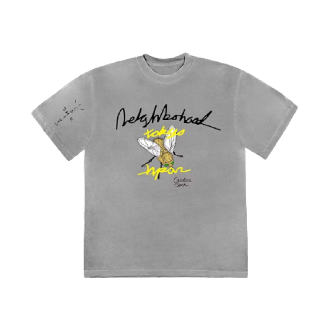 트래비스 스캇 캑터스 잭 x 네이버후드 캐러셀 티셔츠 그레이(Travis Scott Cactus Jack x Neighborhood Carousel T-Shirt Grey)