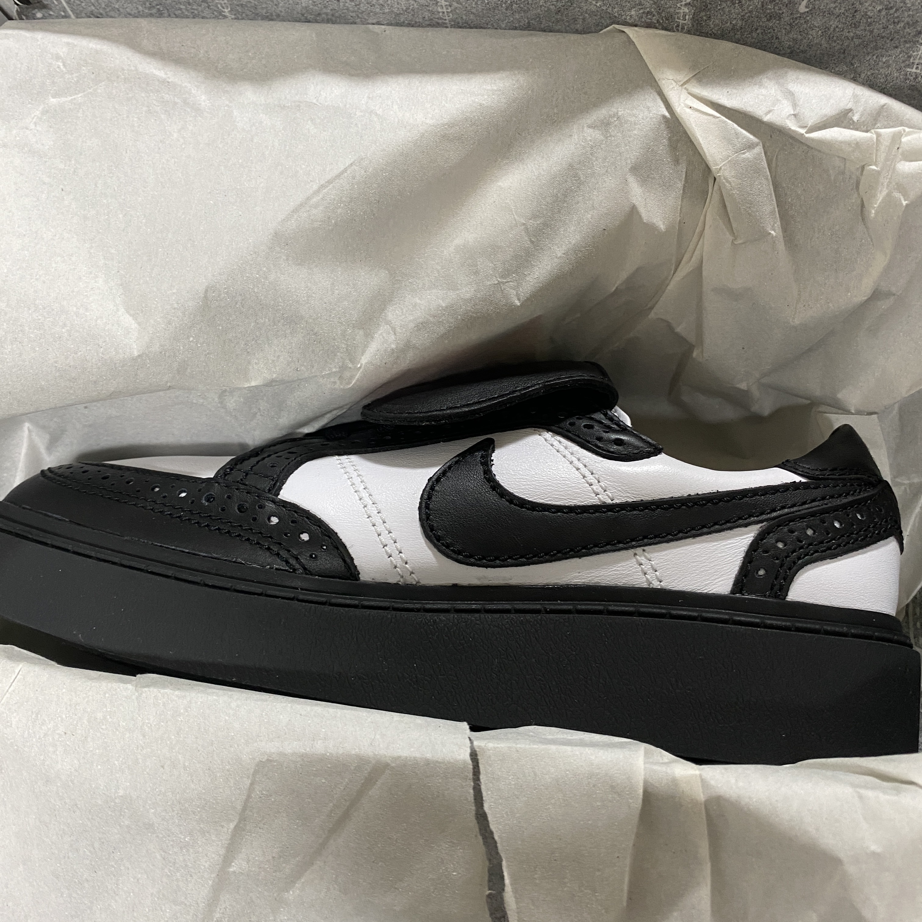 Nike x Peaceminusone Kwondo1 Black and White 착용 스타일