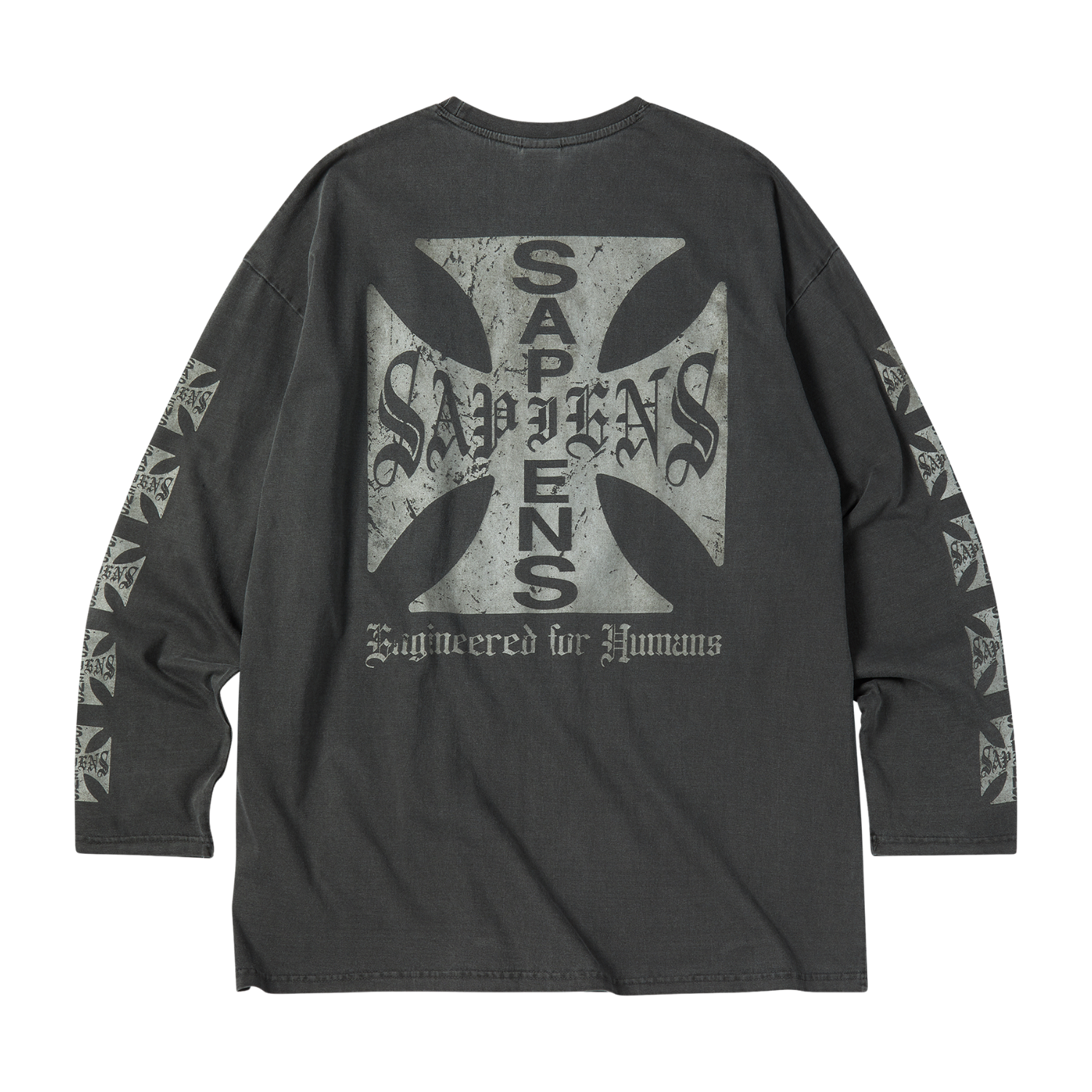 SA25LTS03 Sapiens Neo Sapiens Pigment Long Sleeve Charcoal