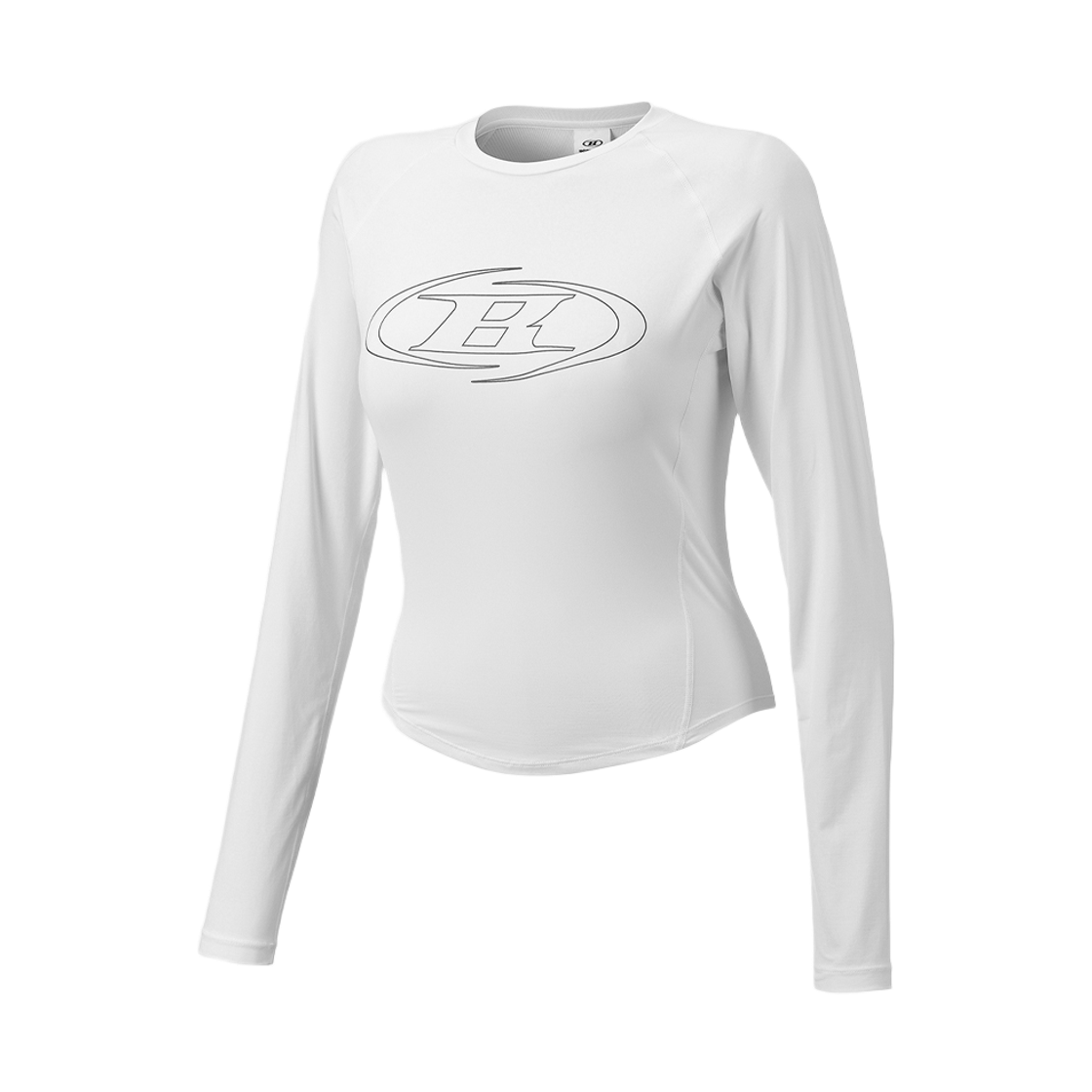 본투윈 우먼 스트로크 B 벤틸레이션 롱슬리브 화이트