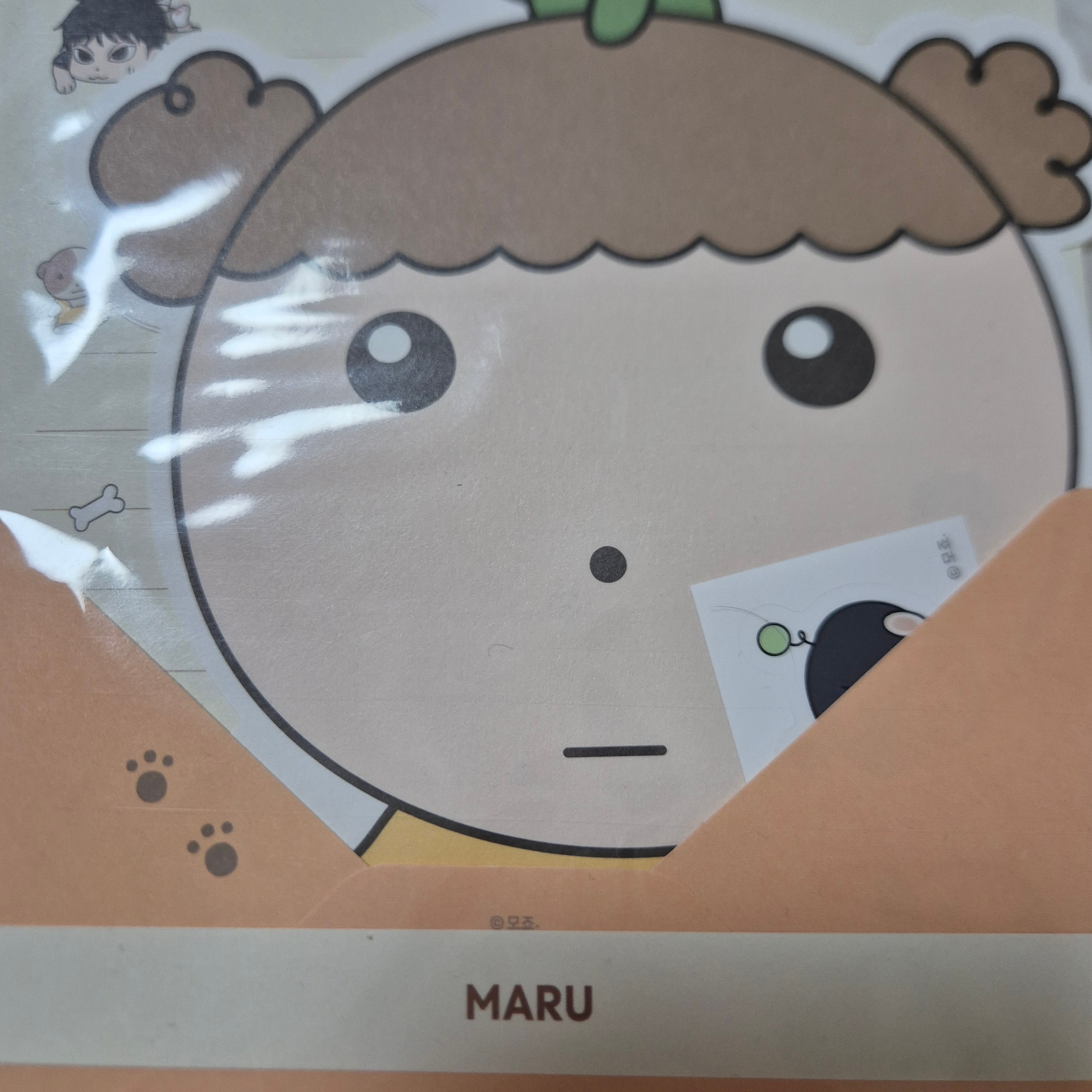 Maru is a Puppy Letter Set V Maru 착용 스타일