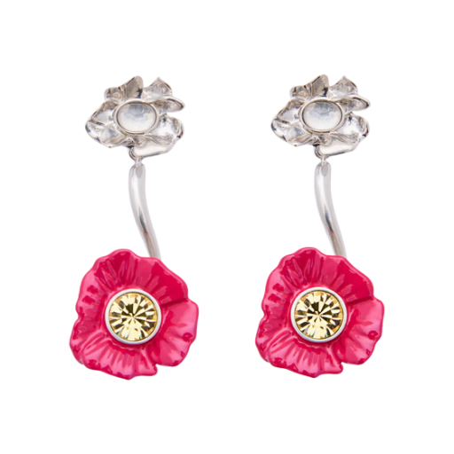 ORMV0545A0-P6527-00C57 Marni Flower Pop Earrings Fuchsia