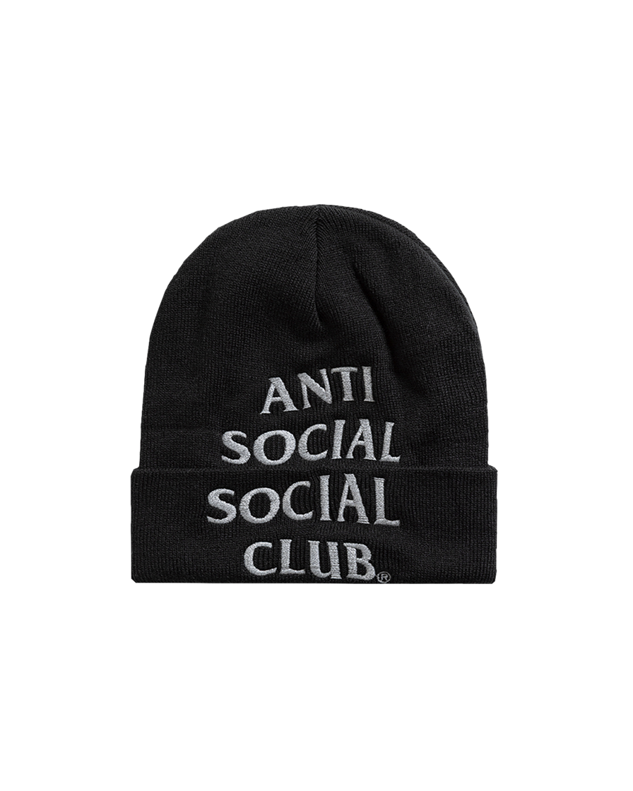 TI25C1702701 Anti Social Social Club Embroidered Beanie Black