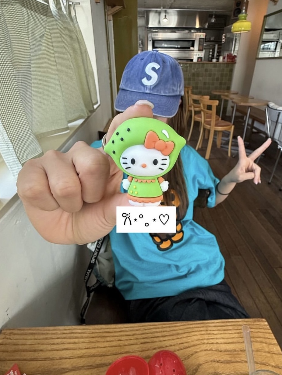 BAPE Big Baby Milo T-Shirt Blue 착용 스타일