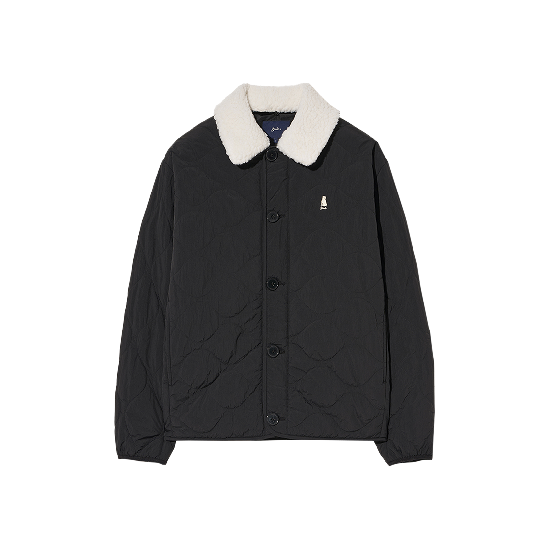 예일 (탈부착) 카라 디테쳐블 웜업 퀼팅자켓 블랙(Yale Detachable Warm-Up Quilting Jacket Black)