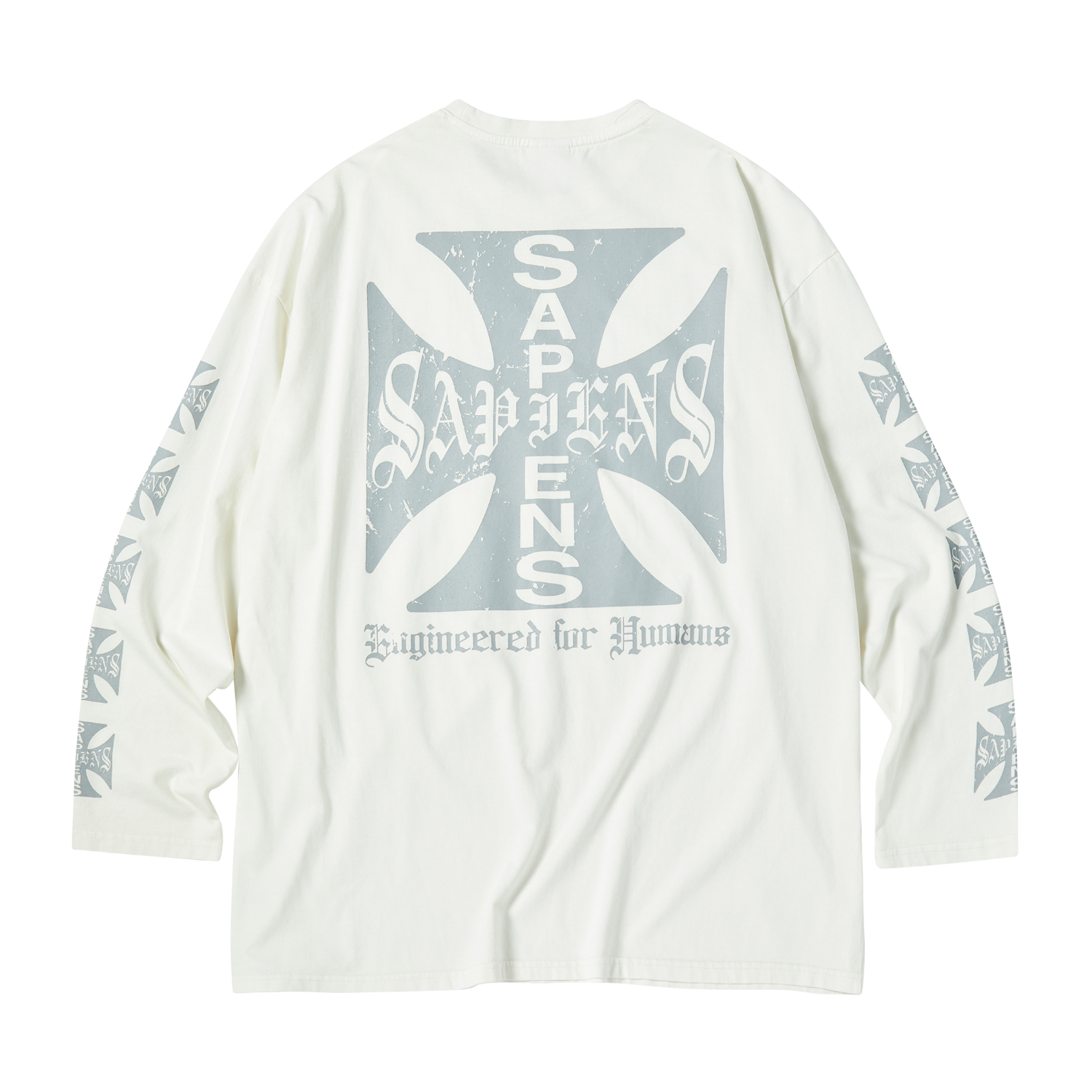 SA25LTS03 Sapiens Neo Sapiens Pigment Long Sleeve Ivory