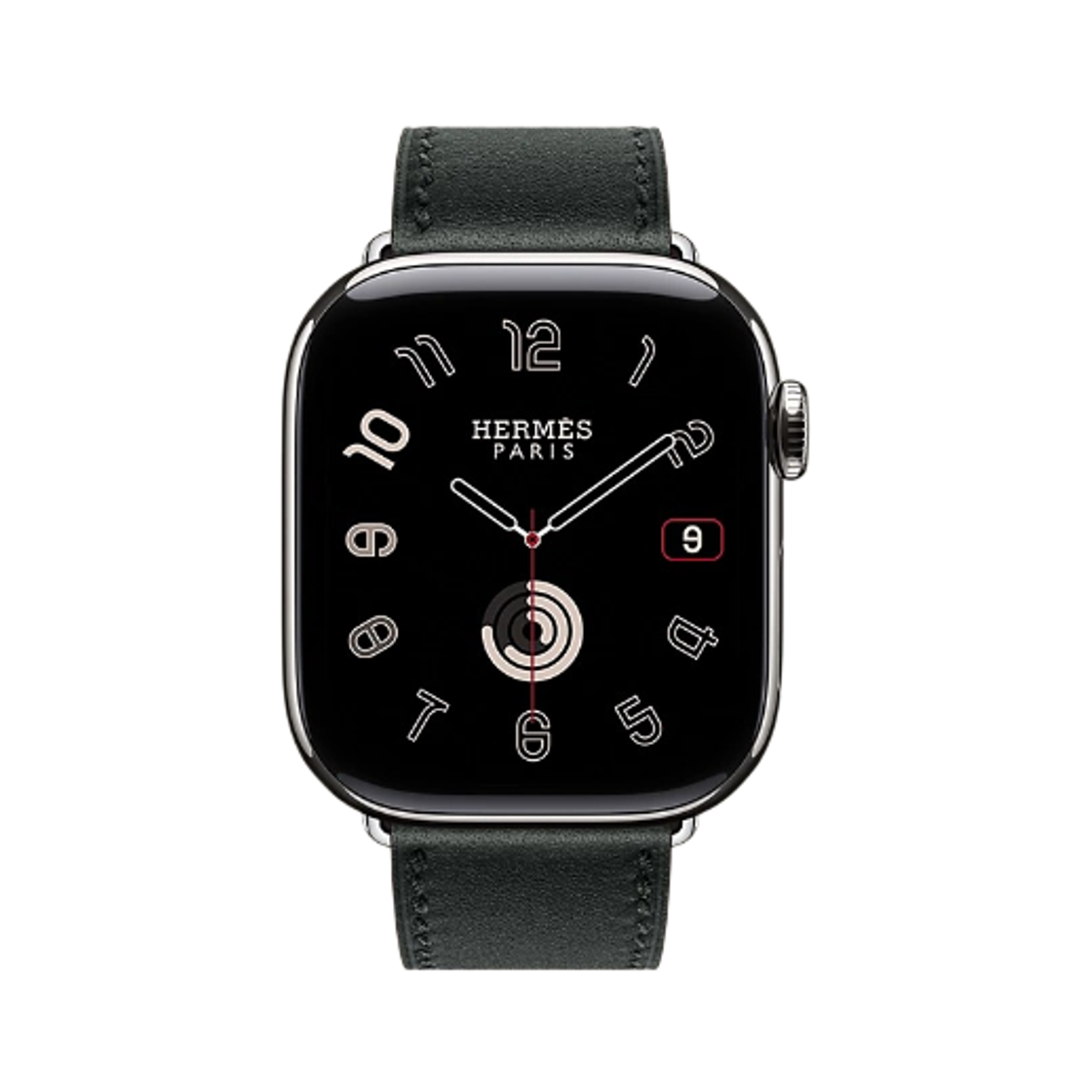 애플 워치 에르메스 11 42mm 티타늄 케이스 싱글 투어 누아 (국내 정식 발매 제품)(Apple Watch Hermes Series 11 42mm Titanium Case with Single Tour Noir (Korean Ver.)) - 1