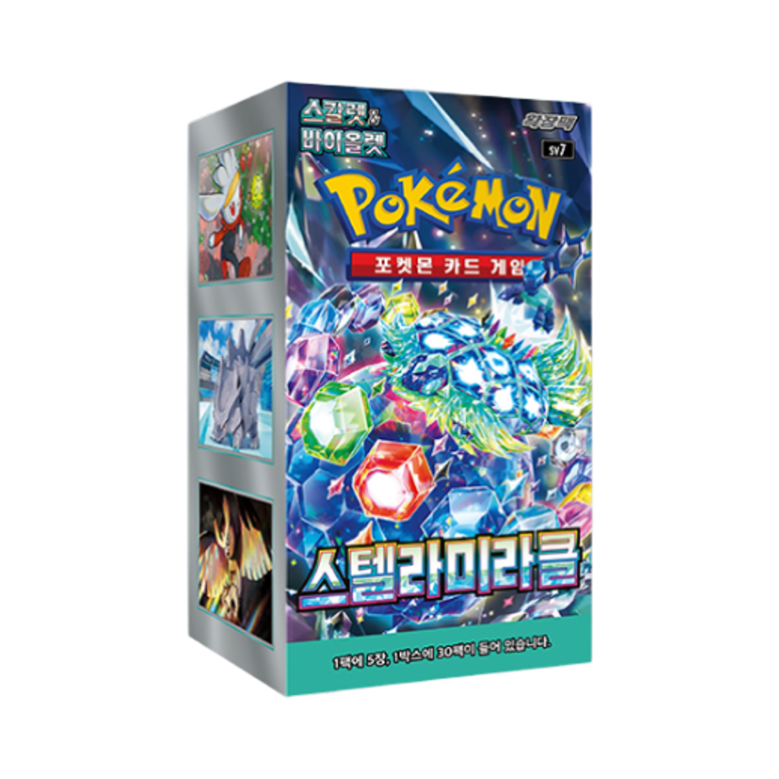 포켓몬 TCG 스칼렛 & 바이올렛 확장팩 스텔라미라클 박스 (30팩)(Pokemon TCG Scarlet & Violet Expansion Pack Stellar Miracle Box (Pack of 30))