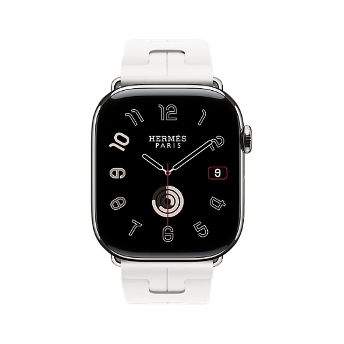애플 워치 에르메스 11 46mm 티타늄 케이스 킬림 디플로이먼트 버클 싱글 투어 블랑 (국내 정식 발매 제품)(Apple Watch Hermes Series 11 46mm Titanium Case with Kilim Deployment Buckle Single Tour Blanc (Korean Ver.)) - 1