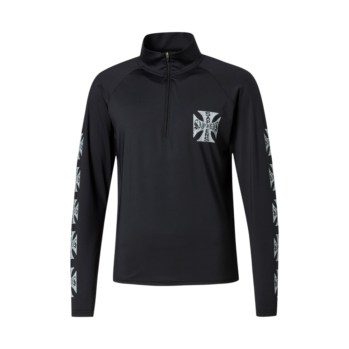 SA25LTS05 Sapiens Pressureline Half Zip Black