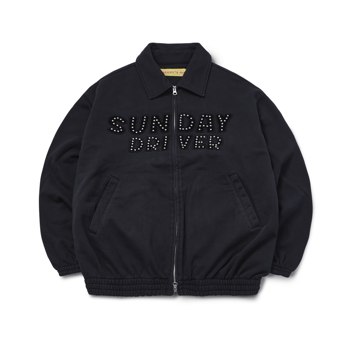 25FAGFJK02BK Garments Fab Sunday Driver Valet Sweat Jacket Black