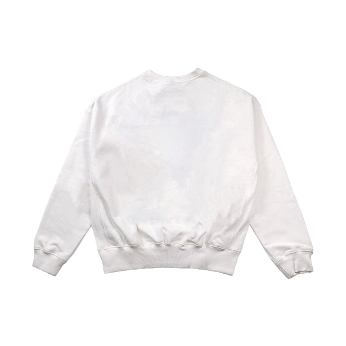 (W) 마르디 메크르디 플라워마르디 니들워크 스웨트셔츠 화이트 네이비((W) Mardi Mercredi Flowermardi Needlework Sweatshirt White Navy) - 2