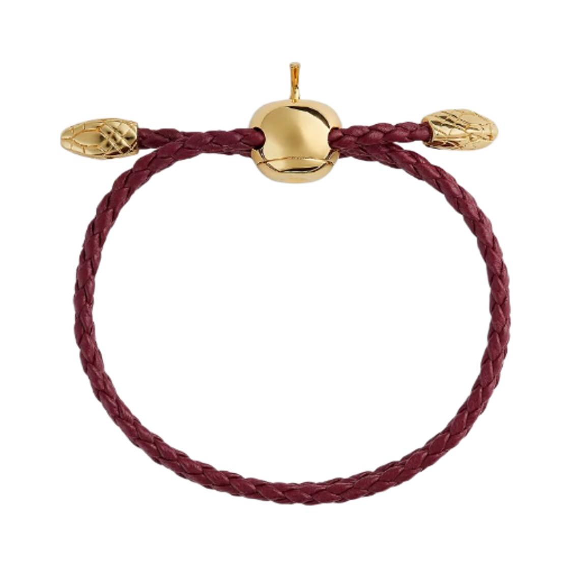 보테가 베네타 아담 레더 브레이슬릿 다크 애플 캔디(Bottega Veneta Adam Leather Bracelet Dark Apple Candy) - 2