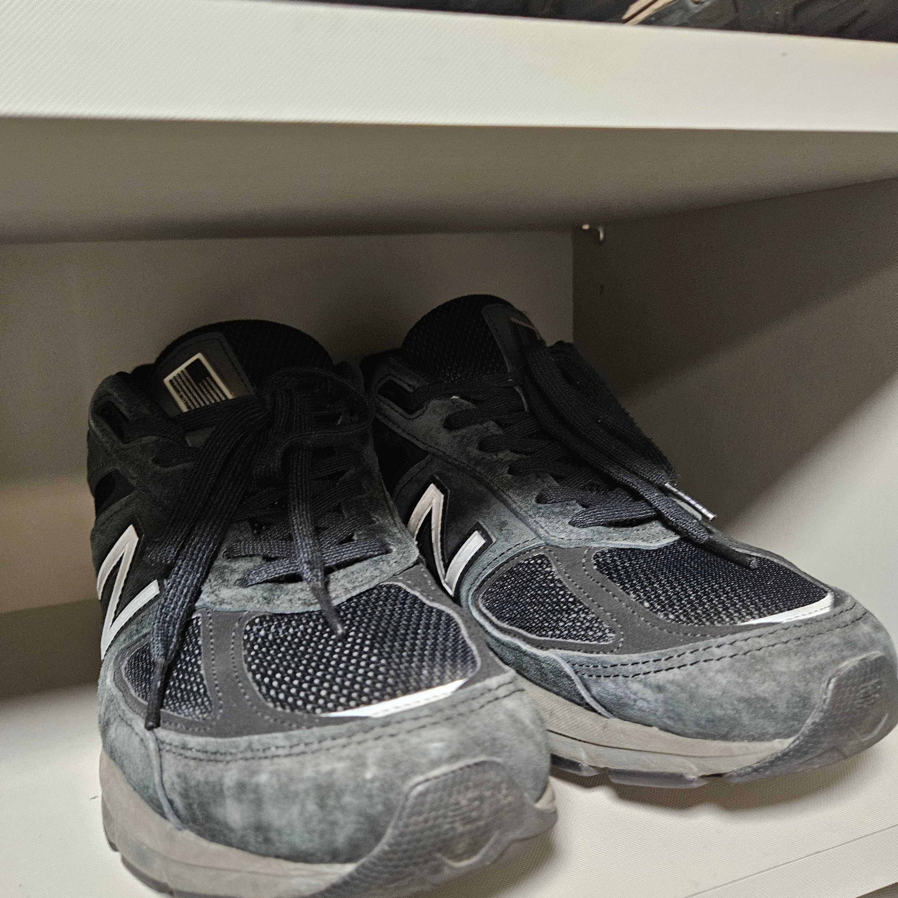 New Balance 990v5 Made in USA Black - D Standard 착용 스타일
