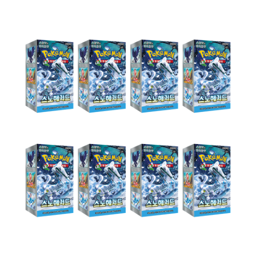 포켓몬 TCG 스칼렛 & 바이올렛 확장팩 스노해저드 8박스 (총 240팩)(Pokemon TCG Scarlet & Violet Expansion Pack Snow Hazard 8 Boxes (Total Pack of 240)) - 1