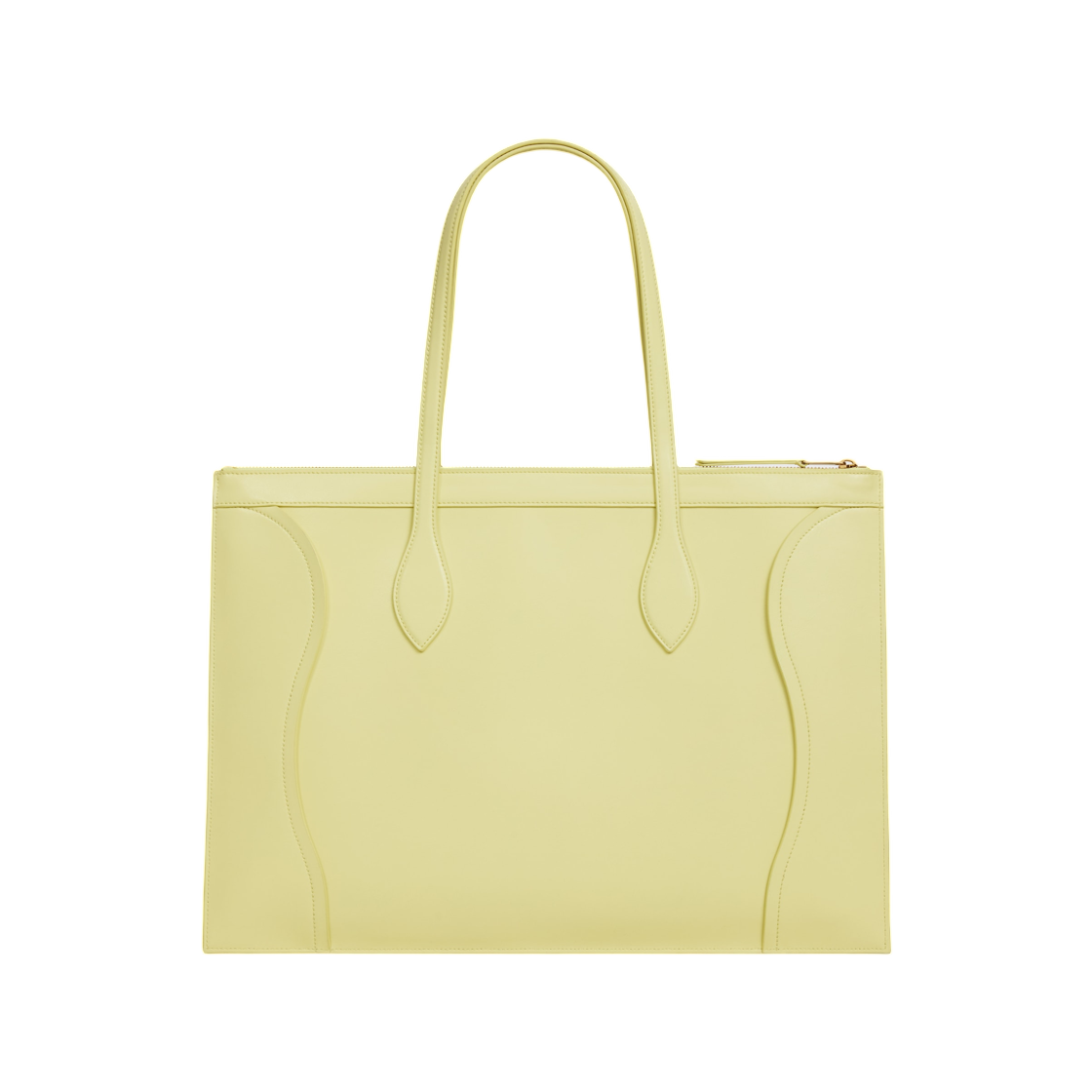 셀린느 플랫 카바스 뉴 러기지 글로시 카프스킨 시트러스(Celine Flat Cabas New Luggage in Glossy Calfskin Citrus) - 3