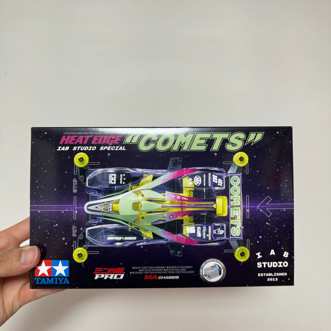 2台！韓国限定✨ミニ四駆 Heat Edge IAB Studio Comets TAMIYA KOREA