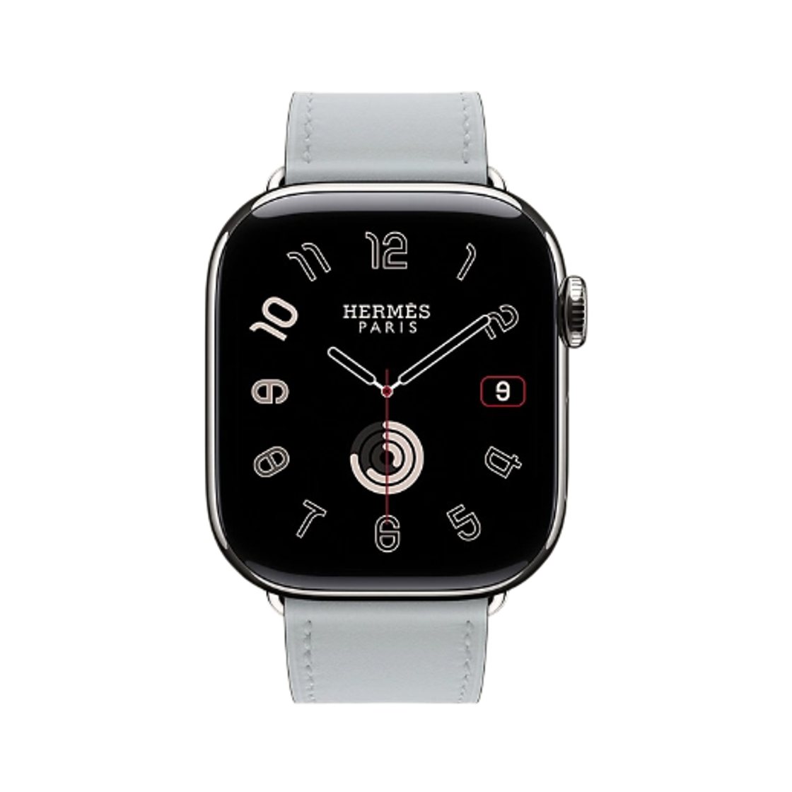 애플 워치 에르메스 11 42mm 티타늄 케이스 싱글 투어 블루 글라시에 (국내 정식 발매 제품)(Apple Watch Hermes Series 11 42mm Titanium Case with Single Tour Bleu Glacier (Korean Ver.))