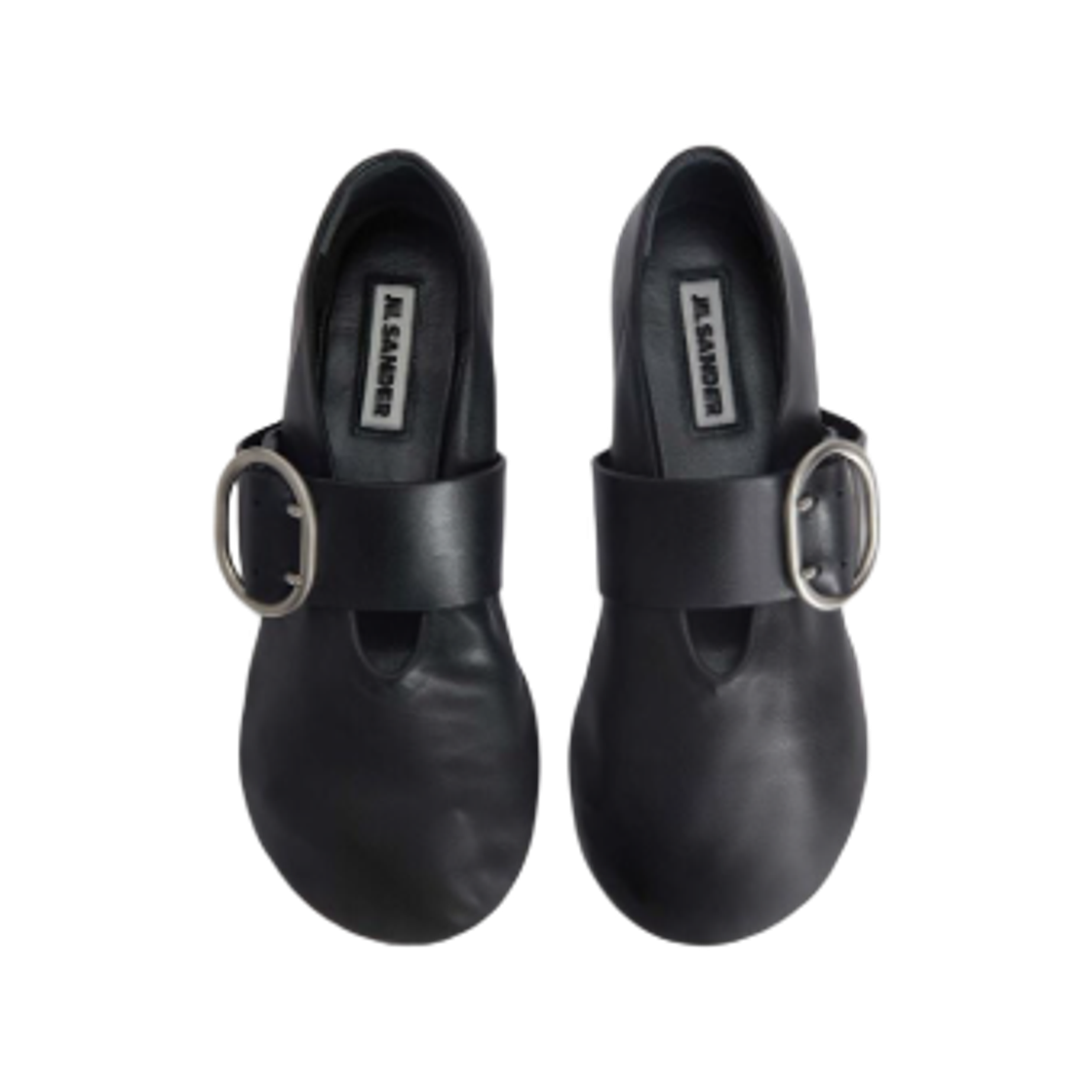(W) 질 샌더 발레리나 블랙((W) Jil Sander Ballerinas Black) - 2