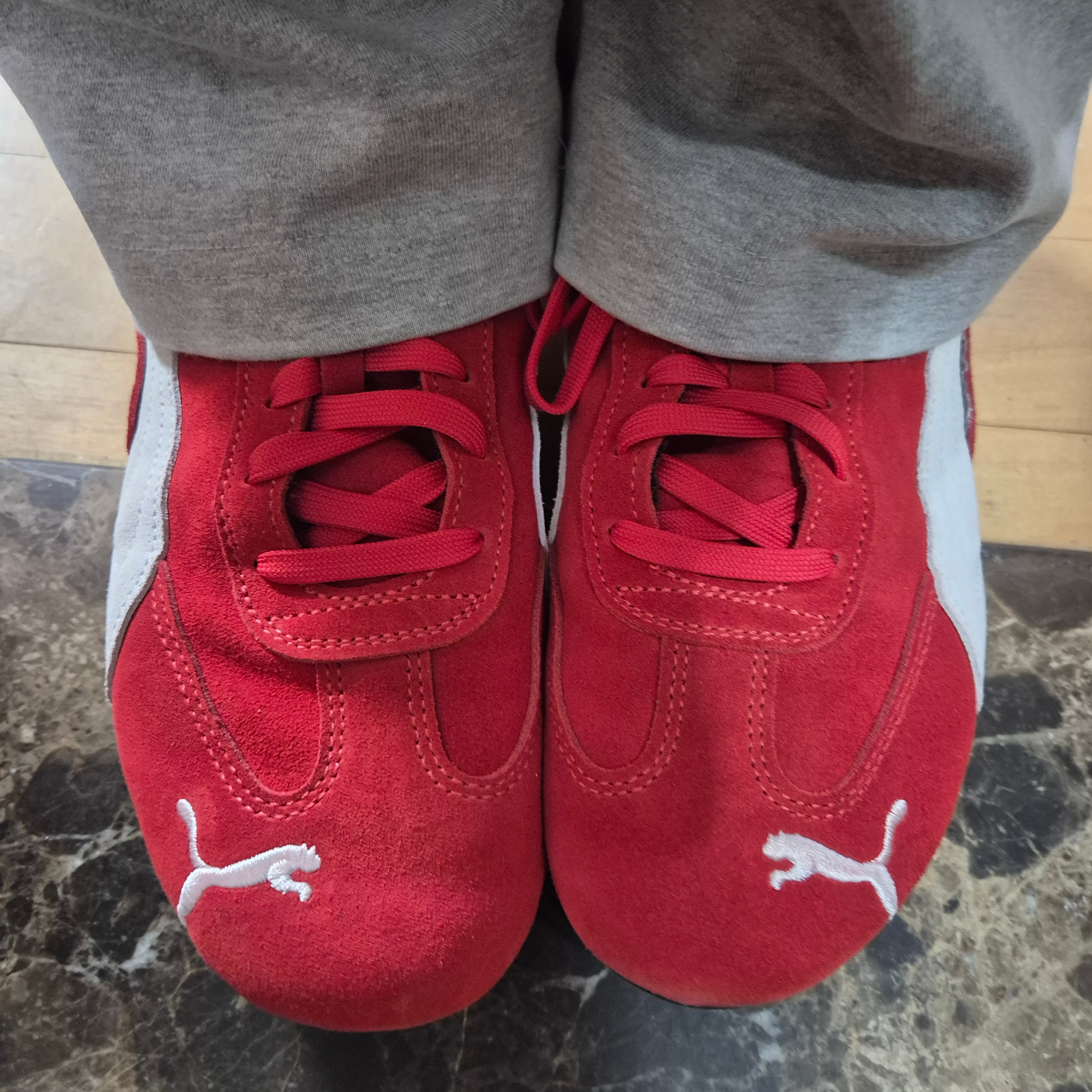 Puma Speedcat OG Red White 착용 스타일