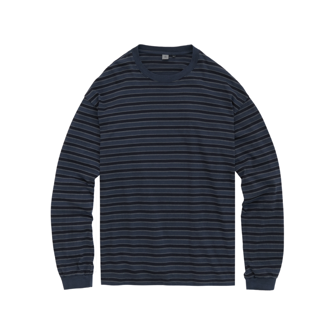 폴리테루 스트라이프 롱슬리브 블루(Polyteru Striped Long Sleeve Blue)