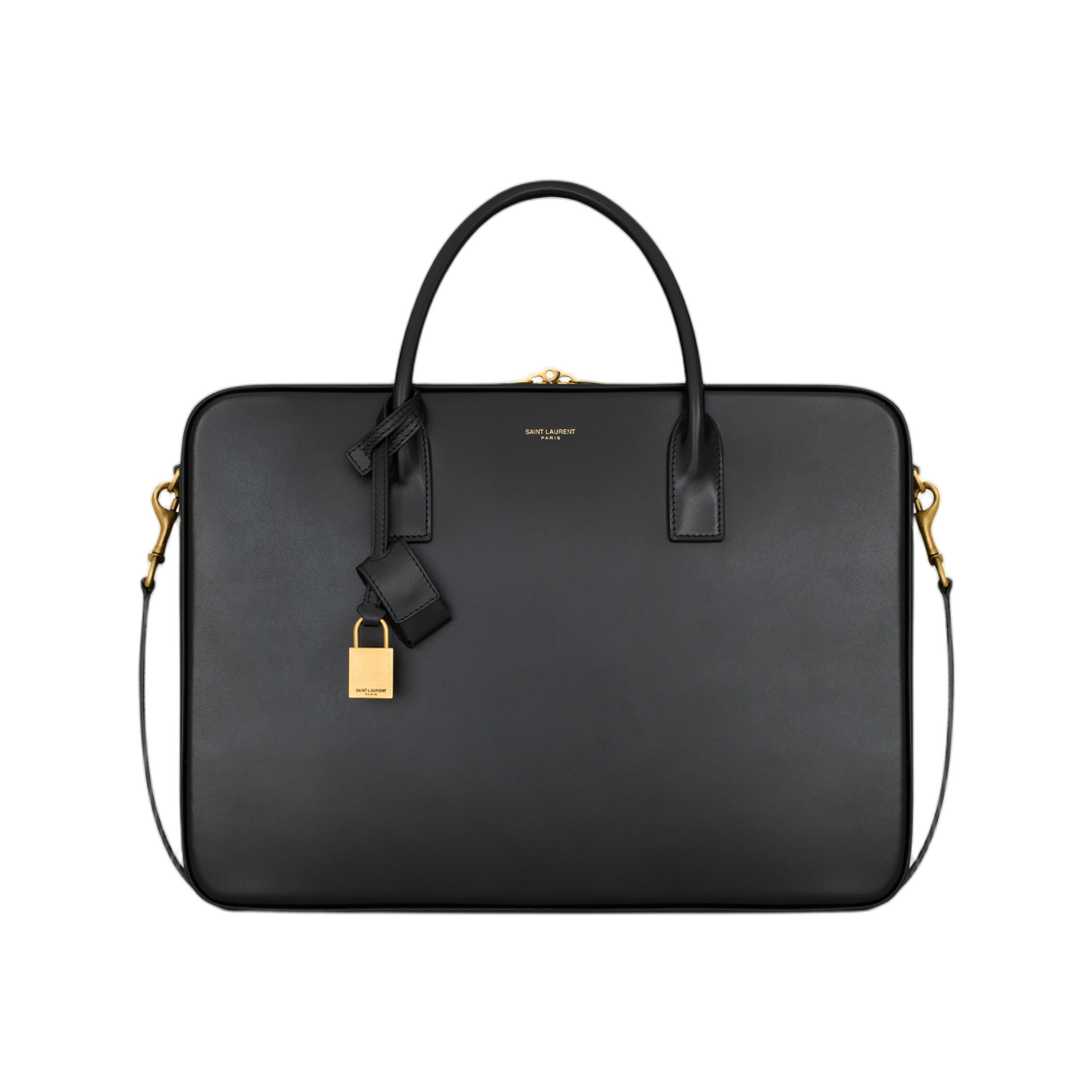 생로랑 삭 드 주르 라지 슬림 바울레또 백 스무스 레더 블랙(Saint Laurent Sac De Jour Large Slim Bauletto Bag in Smooth Leather Black) - 1