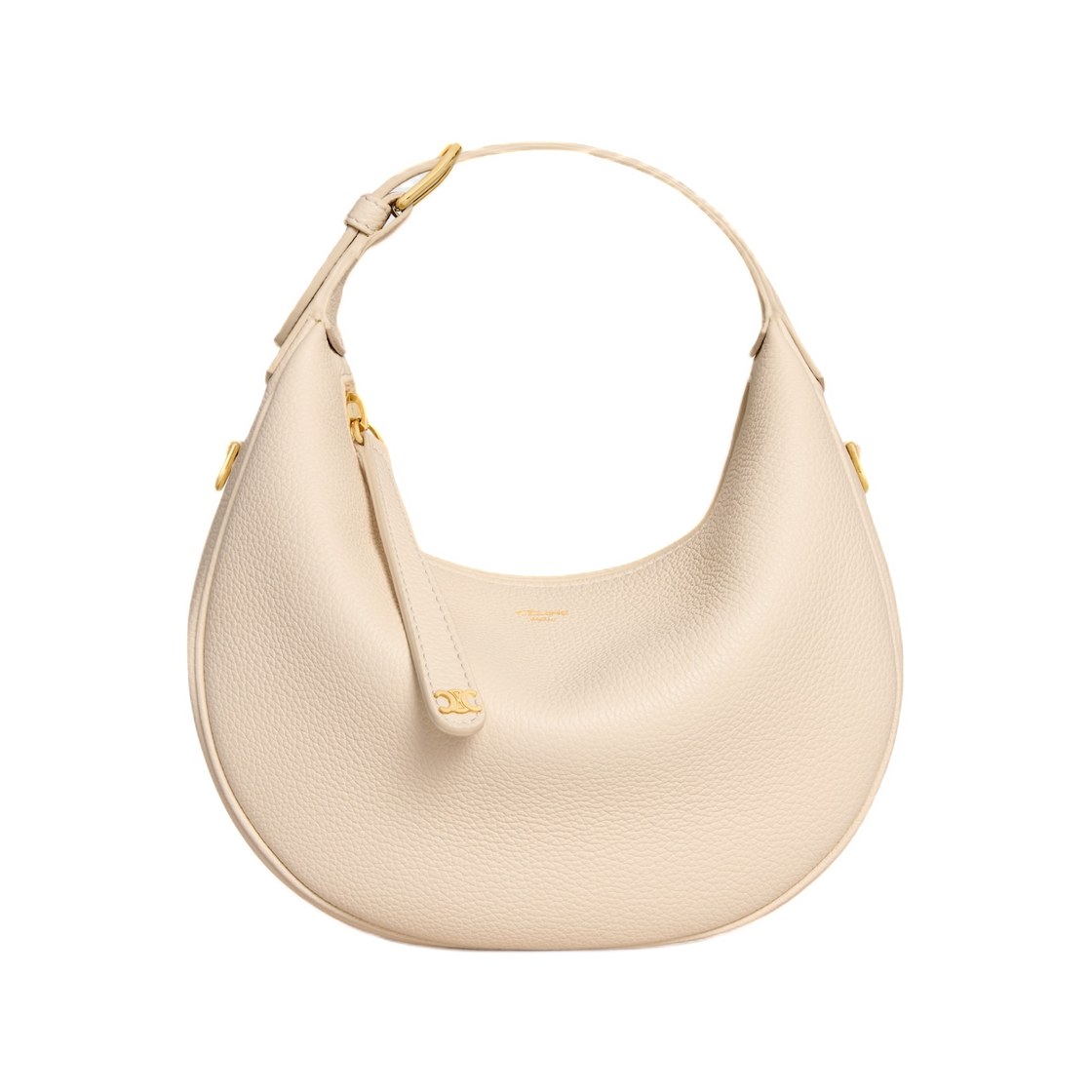 120723ENY-01CR Celine Teen Celine Lulu in Grained Calfskin Cream
