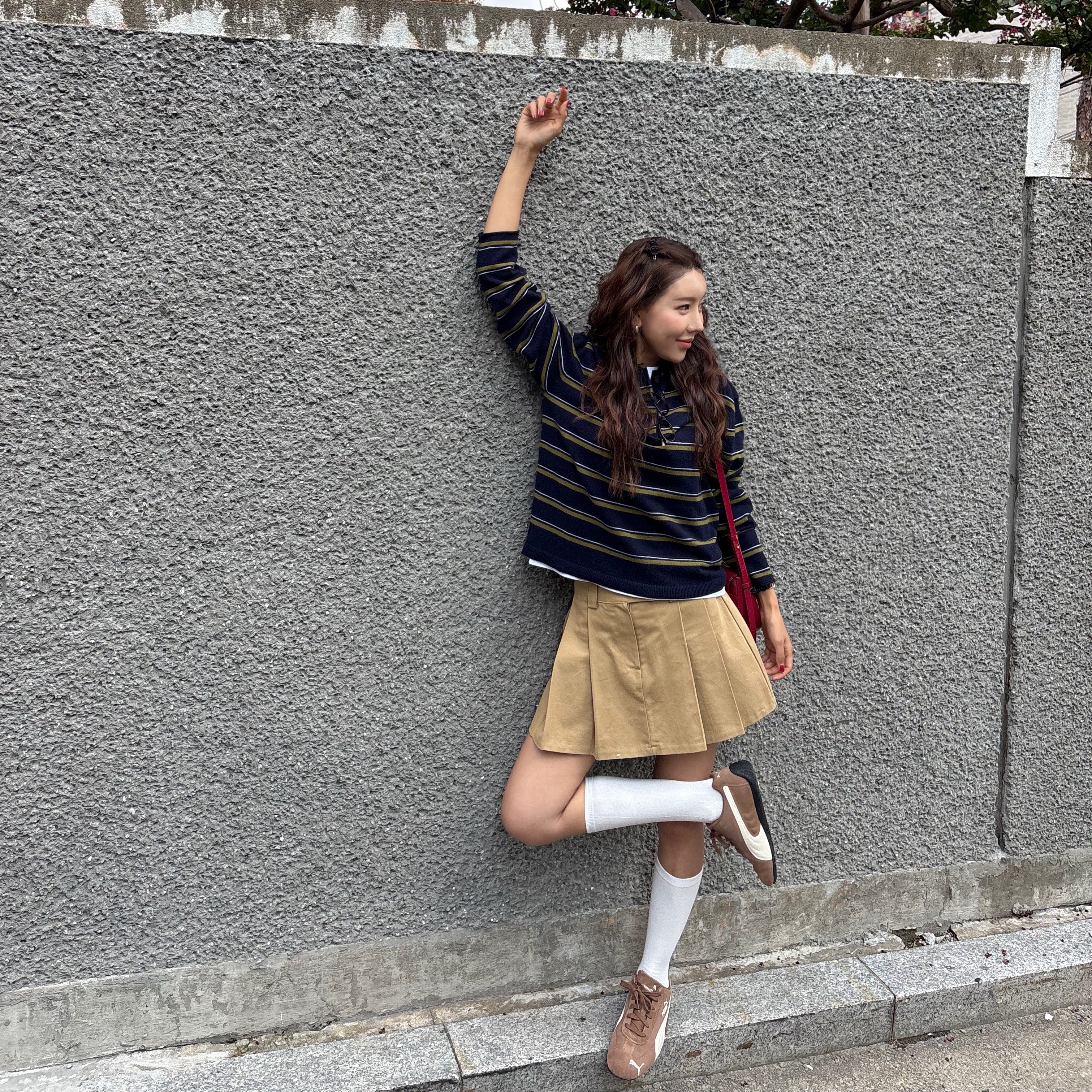 Puma Speedcat Archive Haute Coffee Frosted Ivory 착용 스타일 - 6