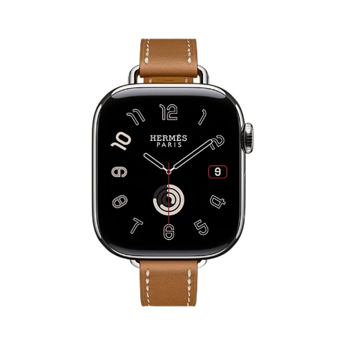 애플 워치 에르메스 11 42mm 티타늄 케이스 아틀라주 싱글 투어 골드 (국내 정식 발매 제품)(Apple Watch Hermes Series 11 42mm Titanium Case with Attelage Single Tour Gold (Korean Ver.))