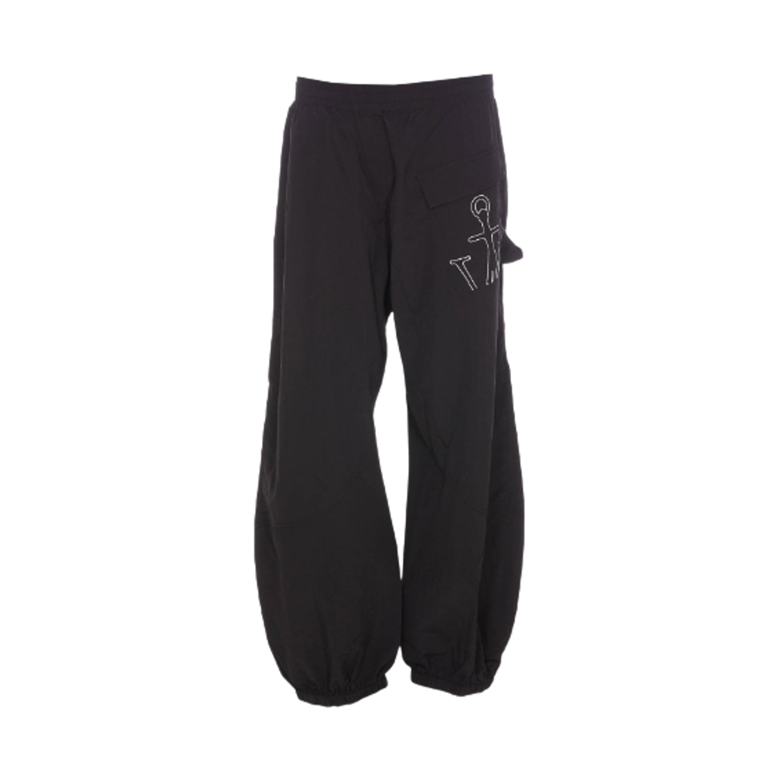TR0282PG1345999 JW Anderson Twisted Jogger Pants Black