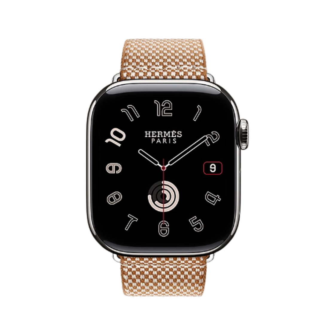 애플 워치 에르메스 11 42mm 티타늄 케이스 투알 H 싱글 투어 골드 에크뤼 (국내 정식 발매 제품)(Apple Watch Hermes Series 11 42mm Titanium Case with Toile H Single Tour Gold Ecru (Korean Ver.)) - 1