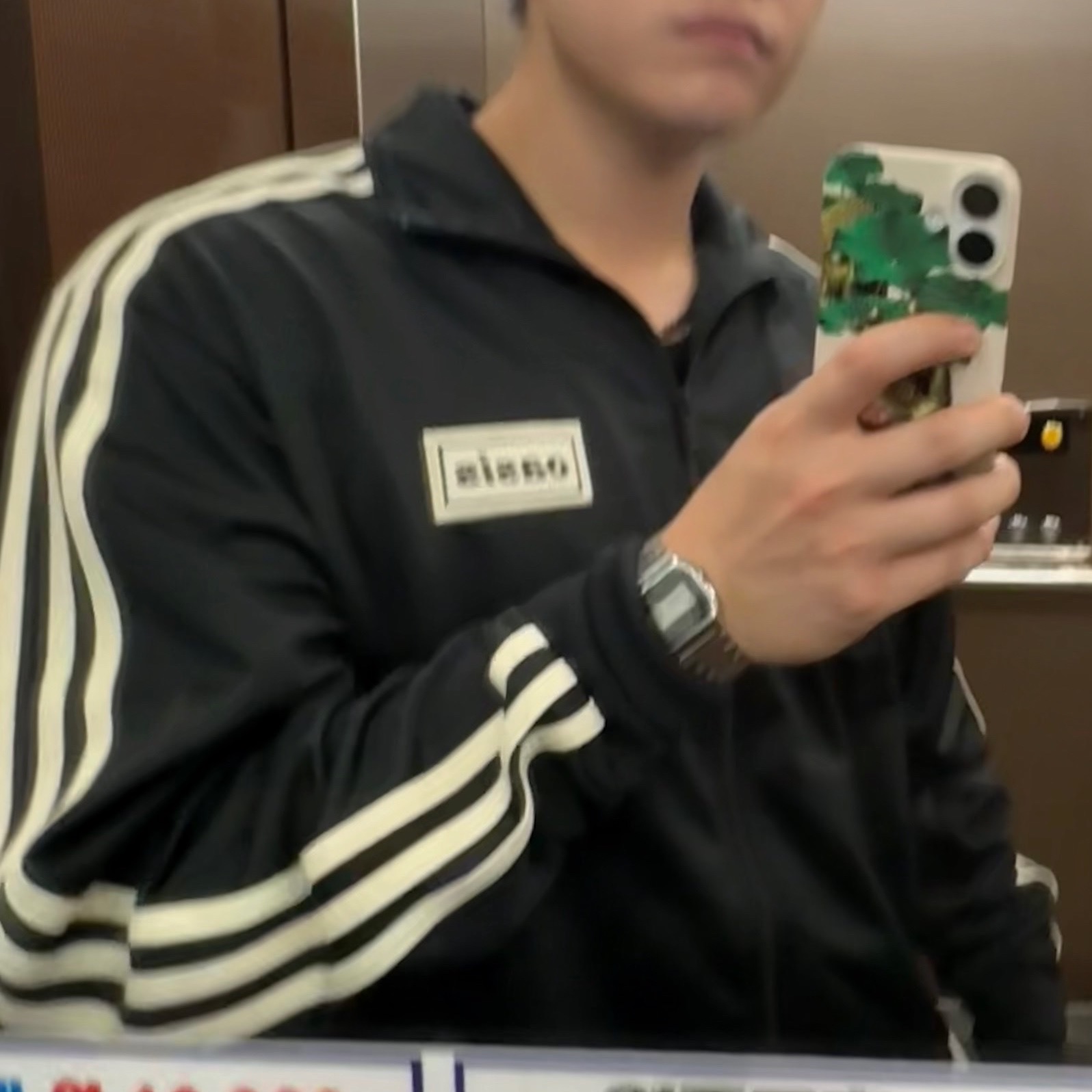 Adidas x Oasis Tour Firebird Track Top Black - US Sizing 착용 스타일