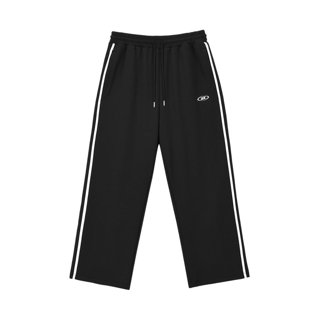 본투윈 크롬 B 저지 트랙 팬츠 블랙