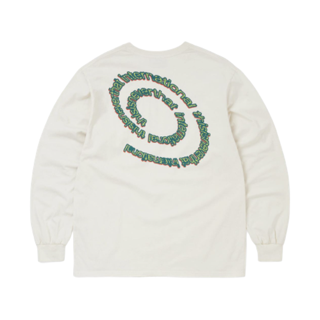 디스이즈네버댓 스파이럴 로고 롱슬리브 티셔츠 아이보리(Thisisneverthat Spiral Logo L/S T-Shirt Ivory) - 2