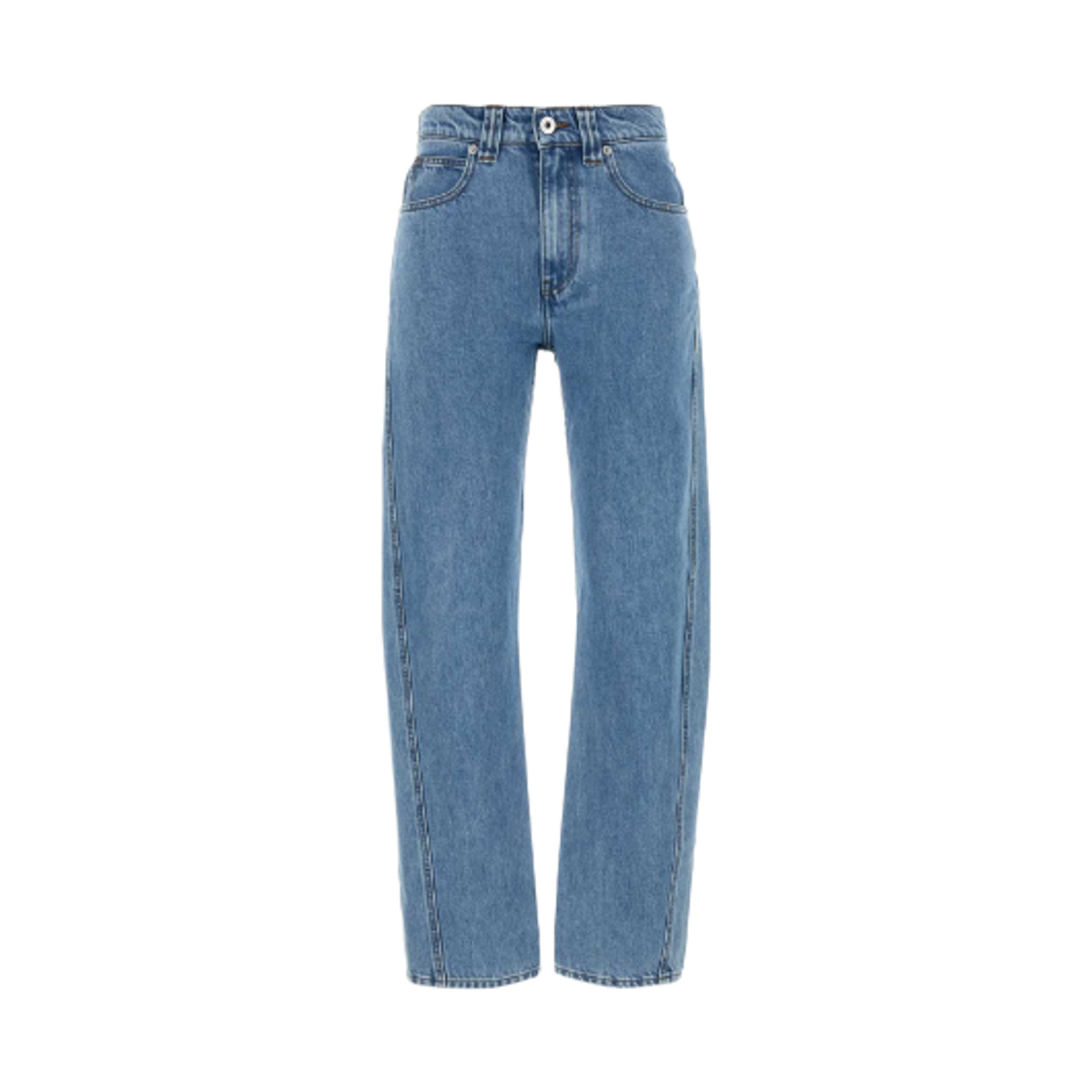 (W) JW 앤더슨 트위스트 데님 진 라이트 블루((W) JW Anderson Twisted Denim Jeans Light Blue)