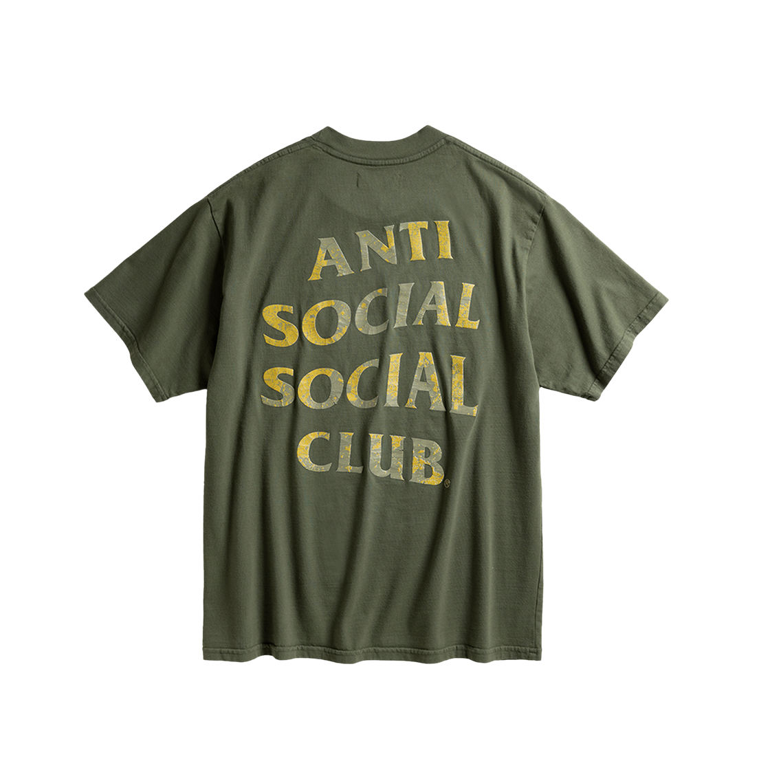 TI25C0302881 Anti Social Social Club Weathered Tee Green