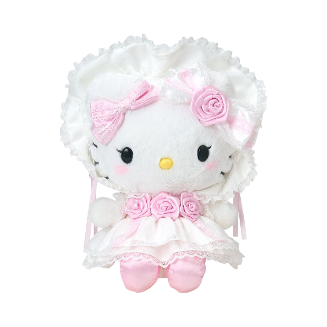 009717 Sanrio Hello Kitty White Frill Plush Toy