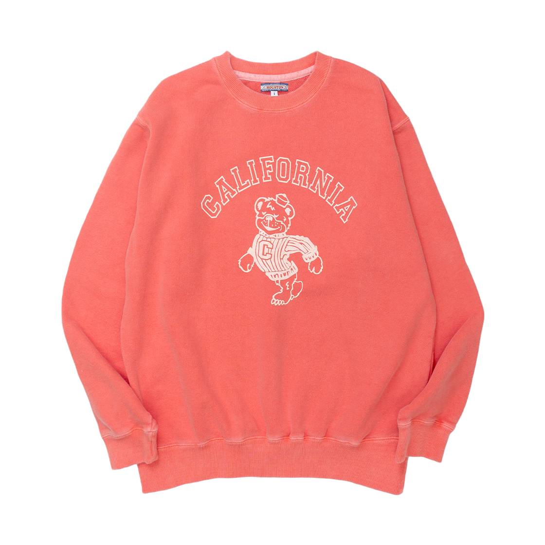 2030WRD Houston Japan Pigment Print Sweat CALIFORNIA Red 2030W