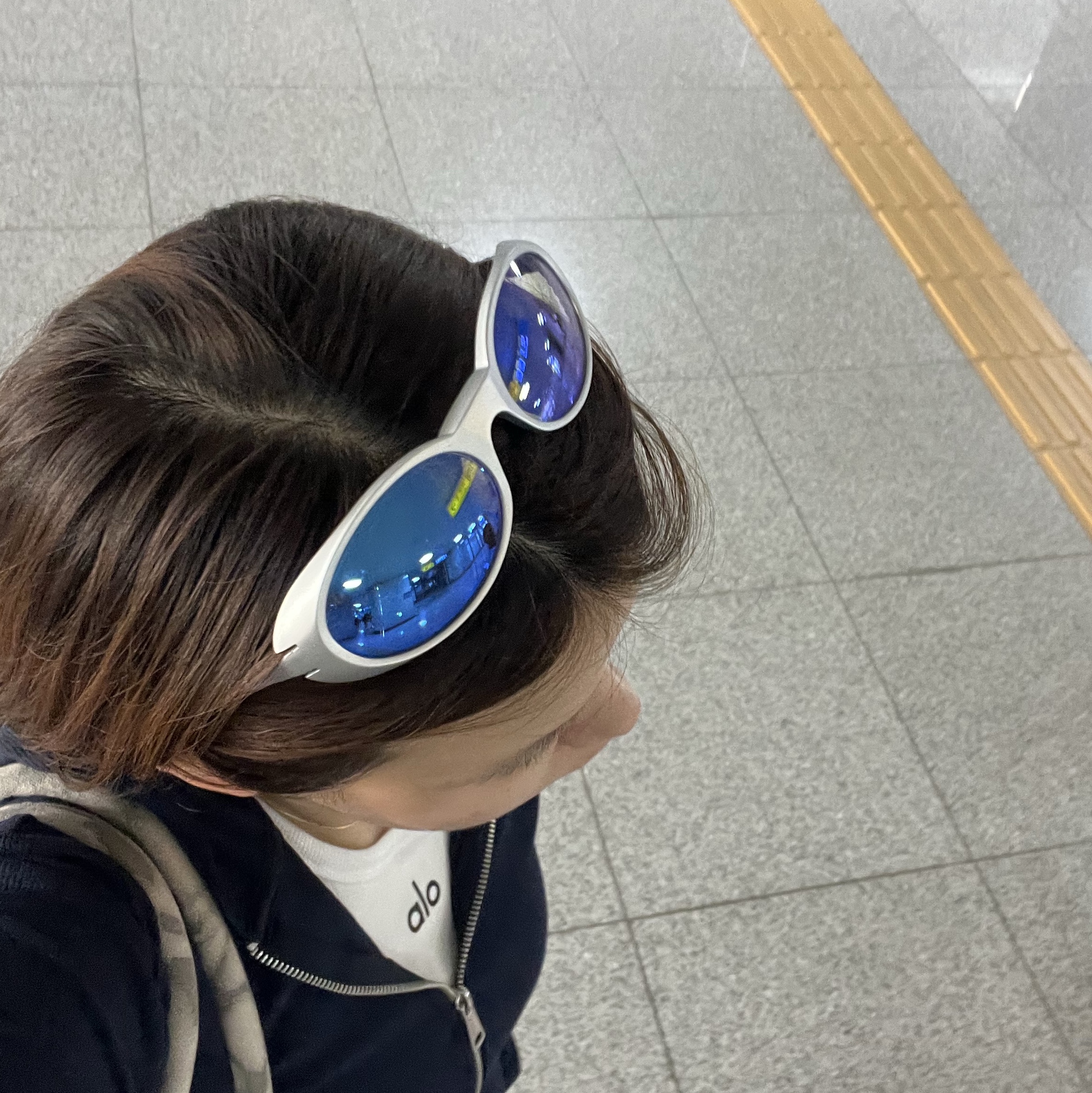 Ridar Fever R108 Universal Silver R+ Clear Photochromic Spectacular 착용 스타일 - 1
